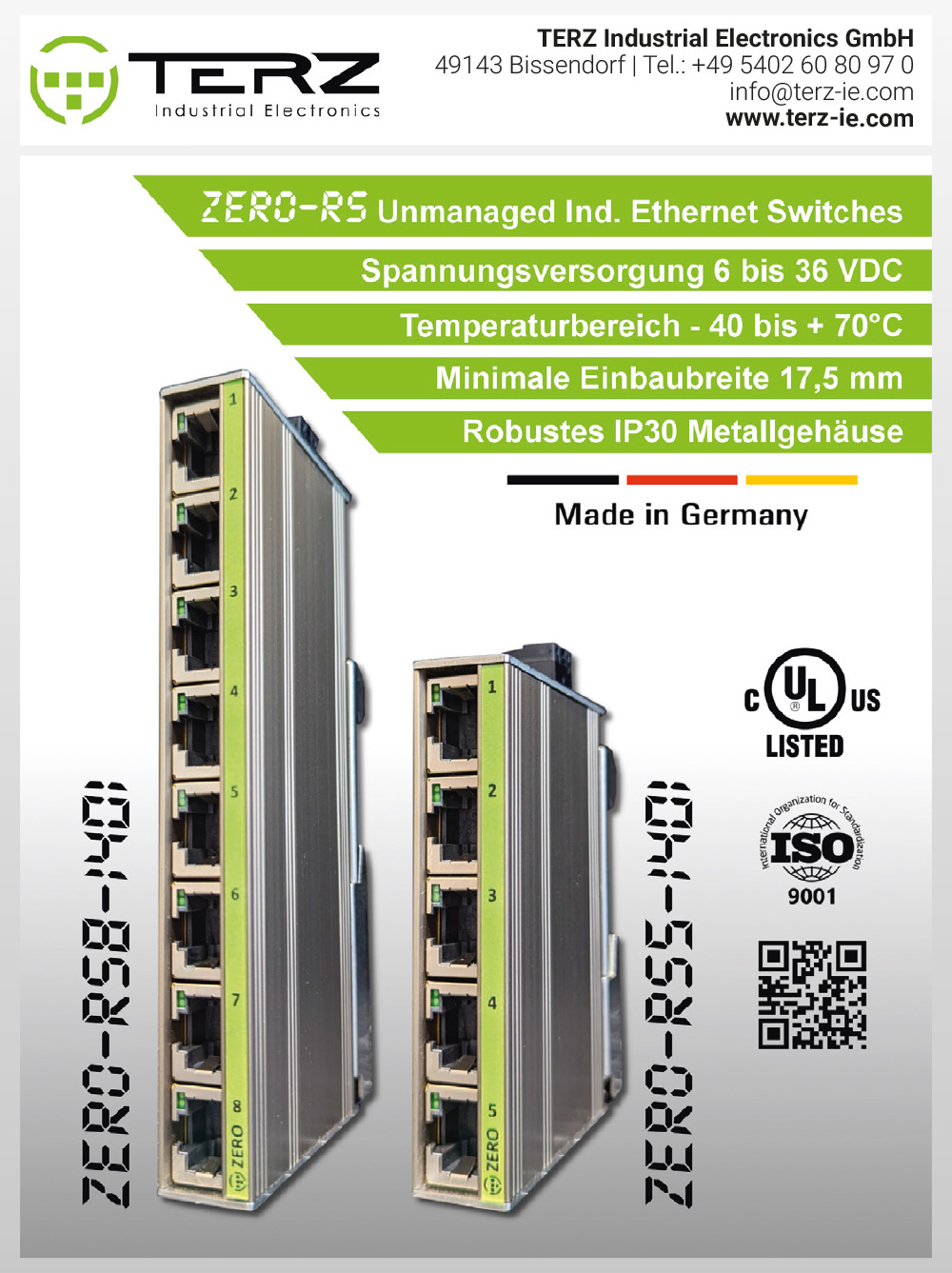 Produktübersicht – TERZ Industrial Electronics GmbH