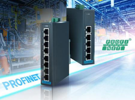 Plug&Play trifft Priorisierung 2 Die kostengünstigen sowie benutzerfreundlichen Unmanaged Switches der Serien EKI-NI und der EKI-271X von AMC berücksichtigen Profinet-Prioritätsübertragung und VLAN-Segmentierung.