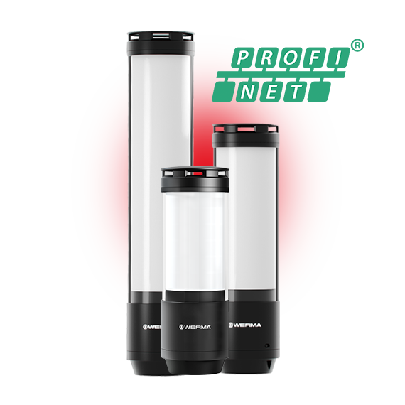 LED-Signalsäule mit Profinet-Schnittstelle