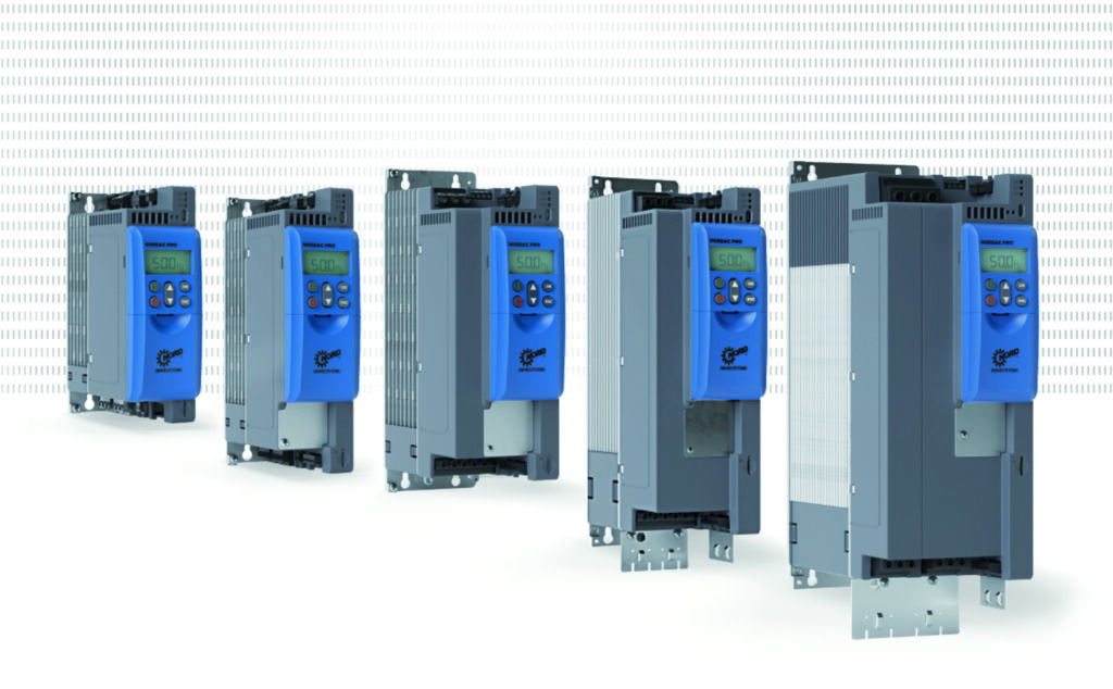 Effizient, robust und kompakt 7 Der Schaltschrankumrichter Nordac Pro SK 500P im Booksize-Format deckt mit seinen Varianten einen Leistungsbereich von 0,25 bis 22 kW ab.