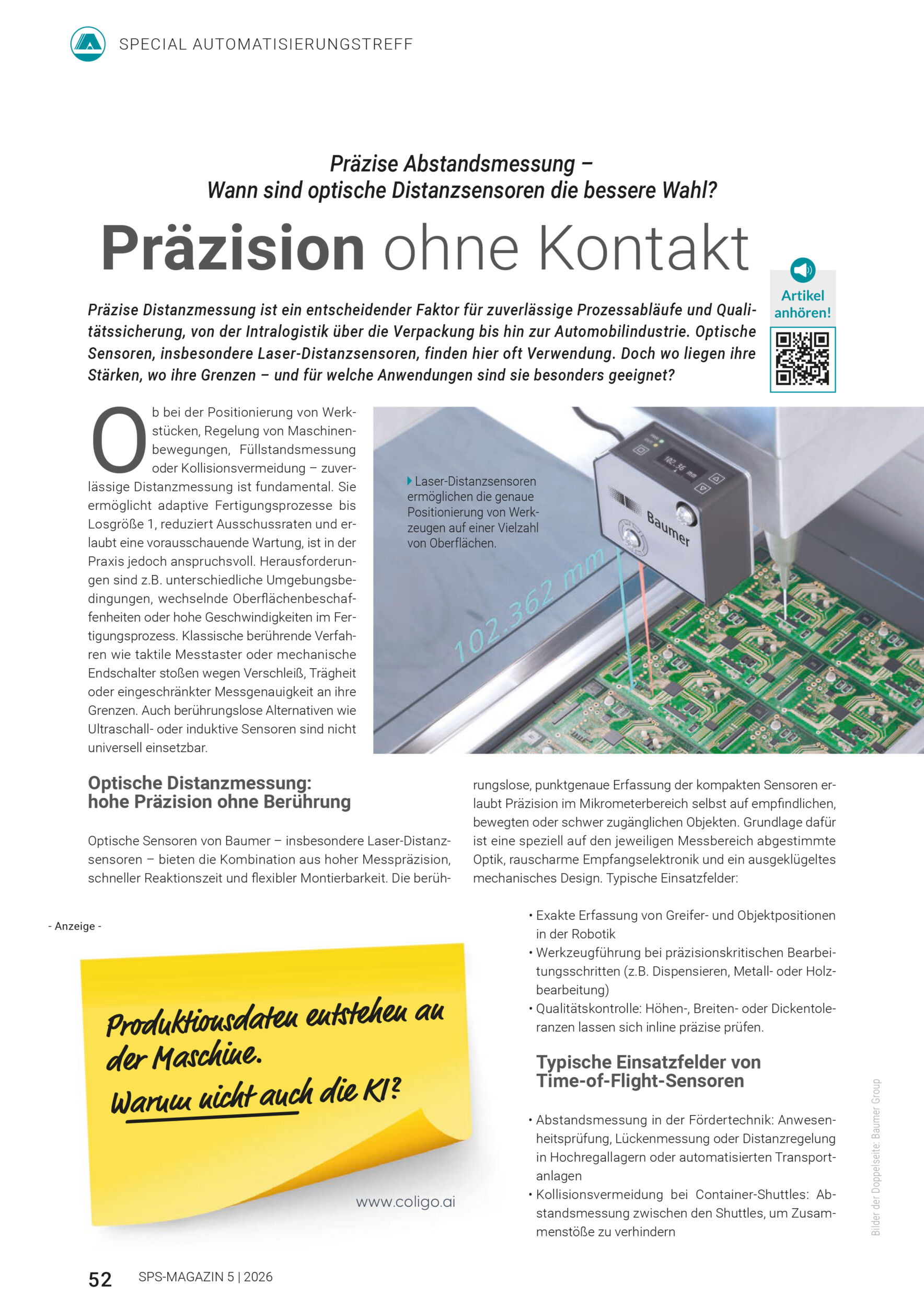 Schwerpunkt Automatisierungstreff SPS MAGAZIN 5 2026