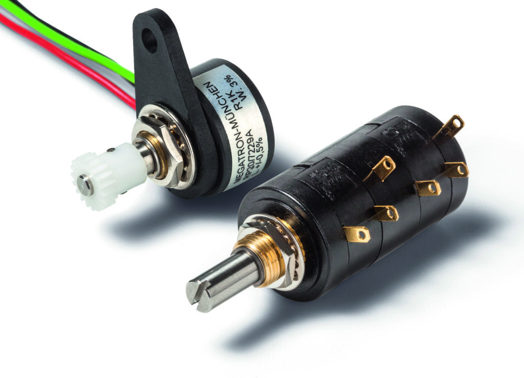Präzisionspotentiometer individuell angepasst 1 MEGATRON Praezisions Potentiometer cmyk
