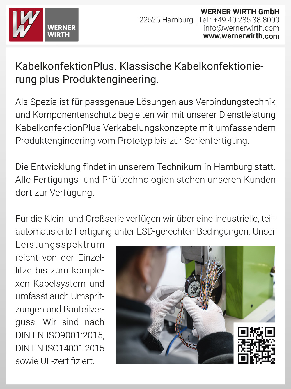 Produktübersicht - Werner Wirth GmbH 8 Produktübersicht – Werner Wirth GmbH