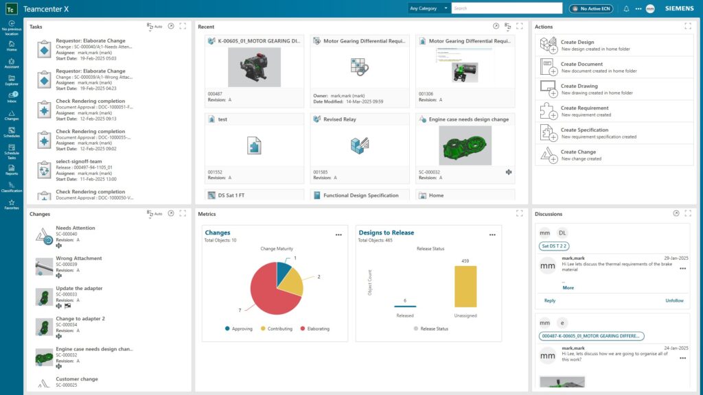 Vom digitalen Zwilling zum digitalen Trainer 2 Durch die Integration von TeamViewer Frontline Upskill in Siemens Teamcenter werden für das Training immer die aktuellen Engineering-Daten genutzt.