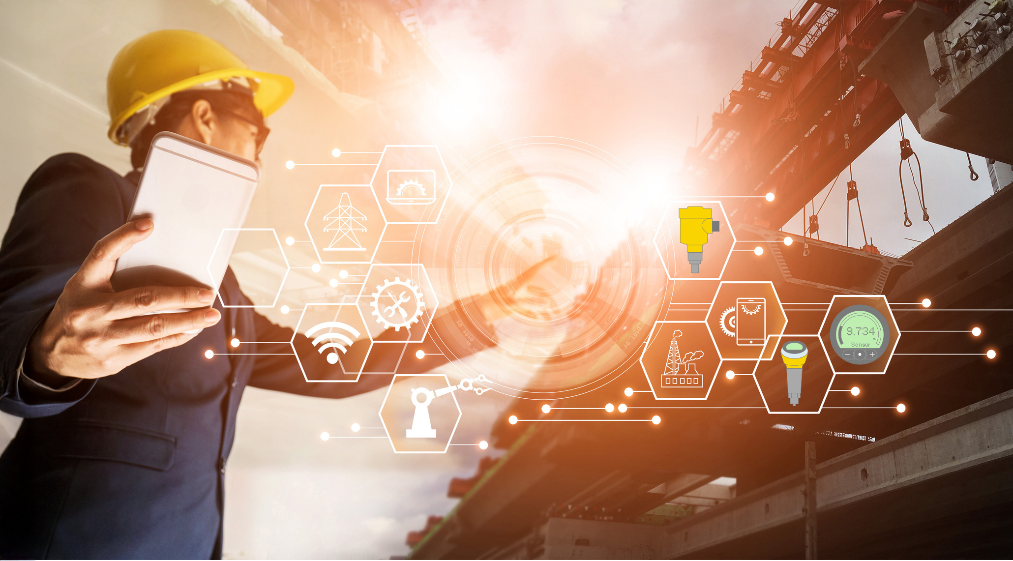 Wie Füllstanddaten die Logistik automatisieren 5 Mit autarken Radarsensoren, APL und durchgängiger Bluetooth-Konnektivität: Messsysteme von Vega ermöglichen eine vernetzte Logistik im IoT-Zeitalter.