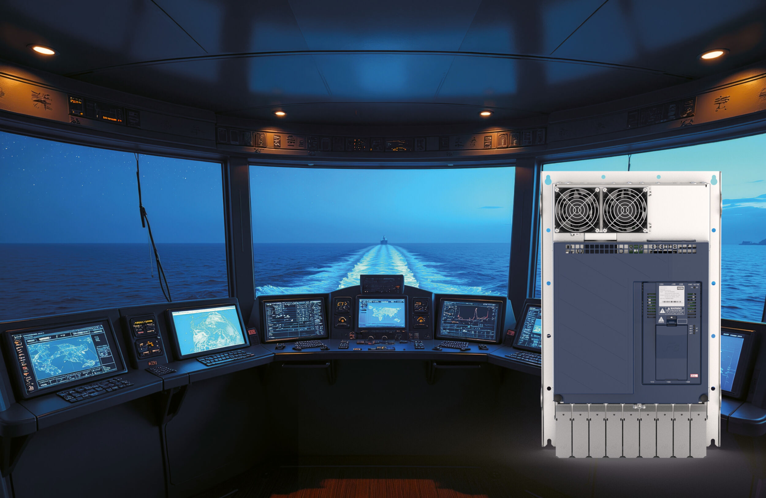 Zertifiziert für Schiffe, Offshore-Anwendungen und mehr: die Combivert F6 Drive Controller von KEB Automation.