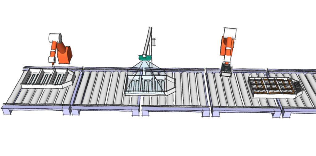 Integrationsfertig 3 In einem typischen Einsatzszenario wird das 3D-System BeadMap stationär als Inline-Prüfstation nach dem Auftrag einer Kleberaupe an der
Fertigungslinie verbaut und ist dort ohne vorheriges Teach-In oder die Anbindung an Roboter- oder Achssteuerungen sofort betriebsbereit.