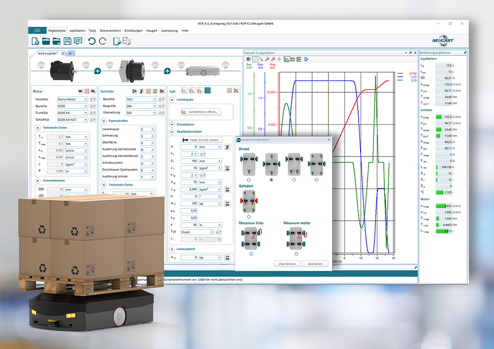 Neue Software-Version für die Getriebe/Motor-Kombination