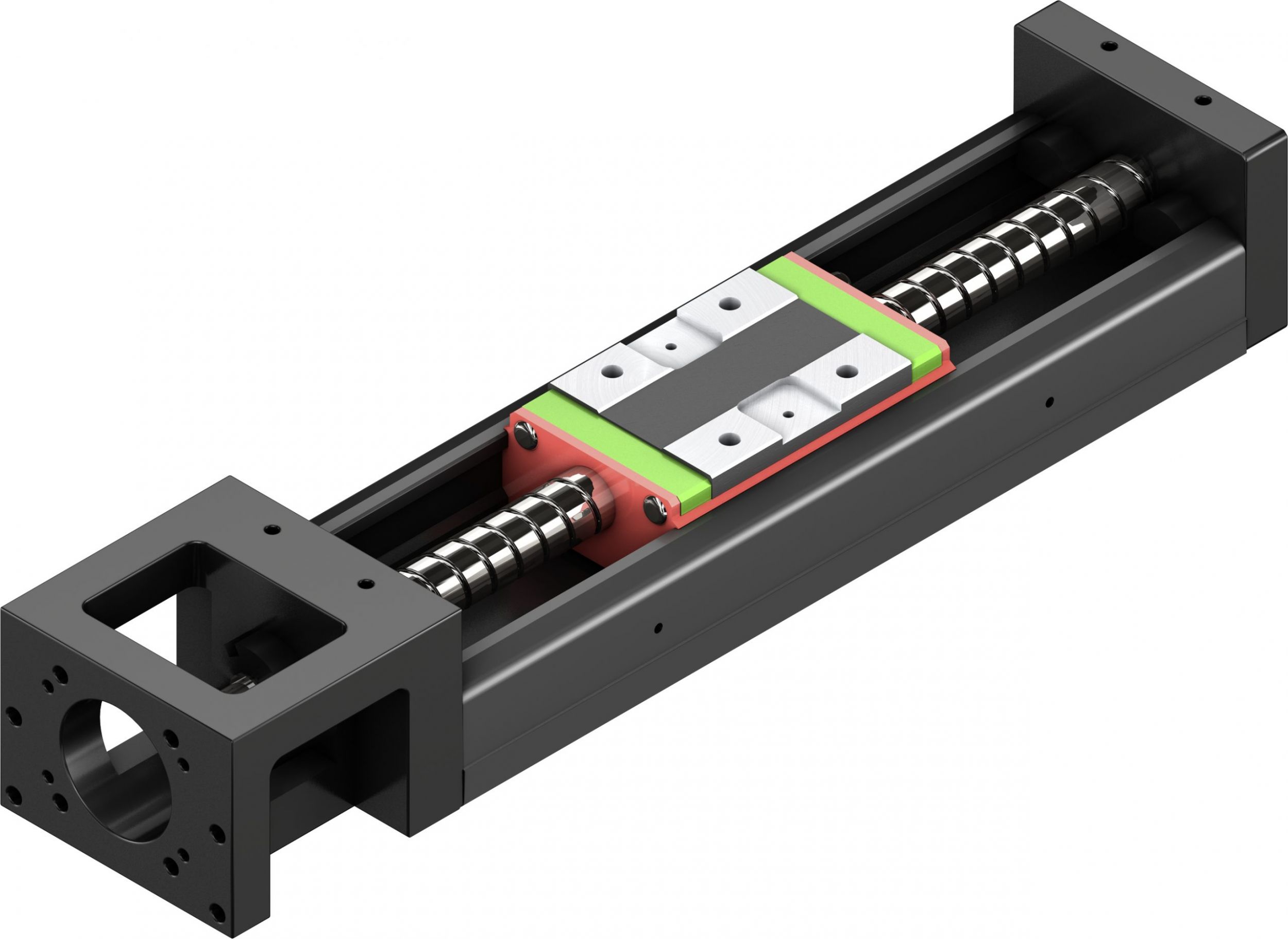 Linearachse mit optimierten Gleichlaufeigenschaften