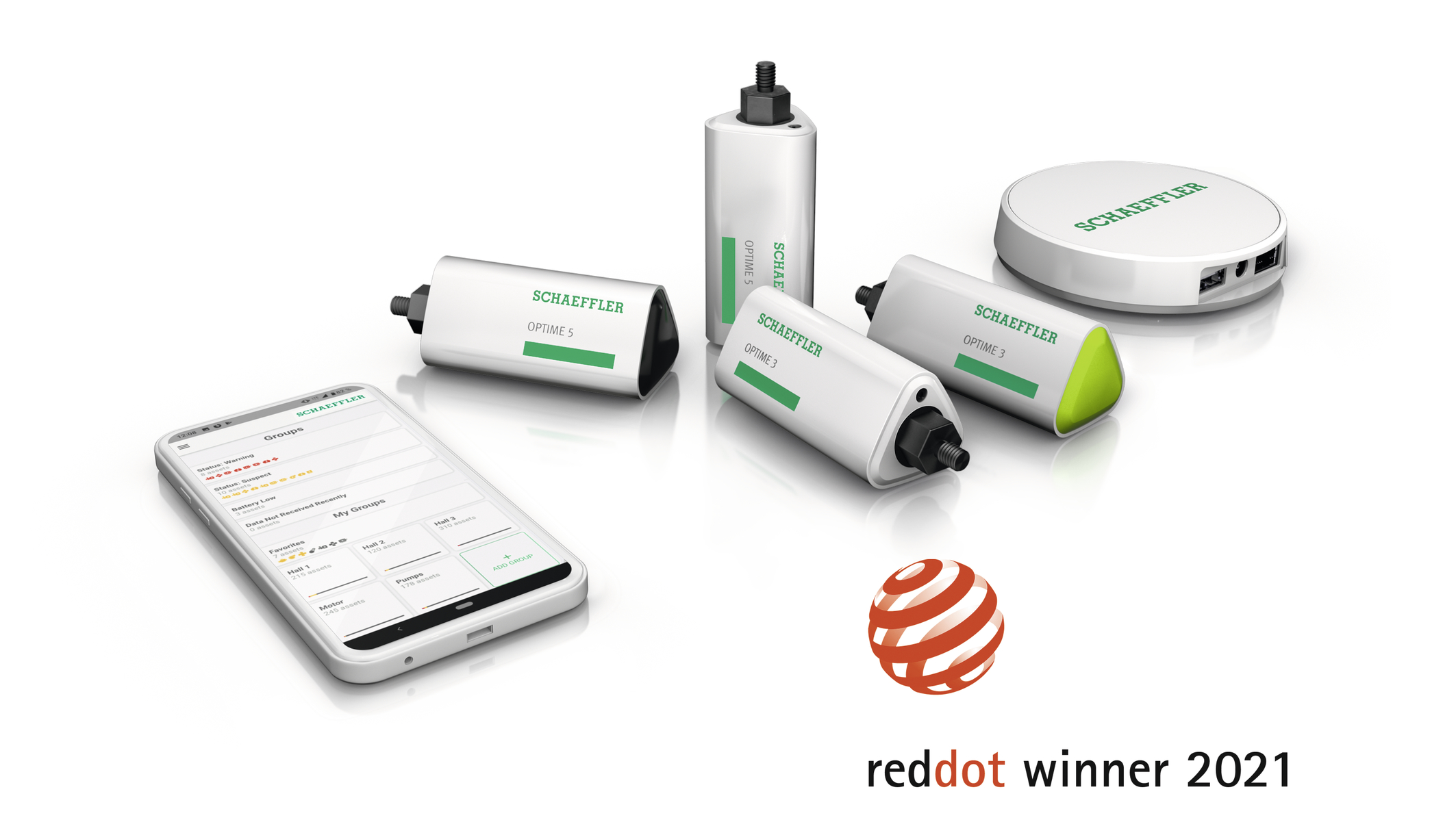 Optime gewinnt Red Dot Award