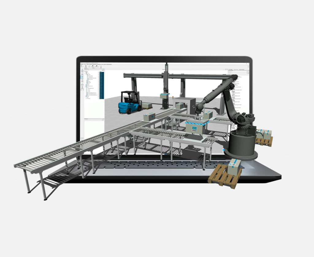 ISG virtuos Verpackungslinie mitHintergrund