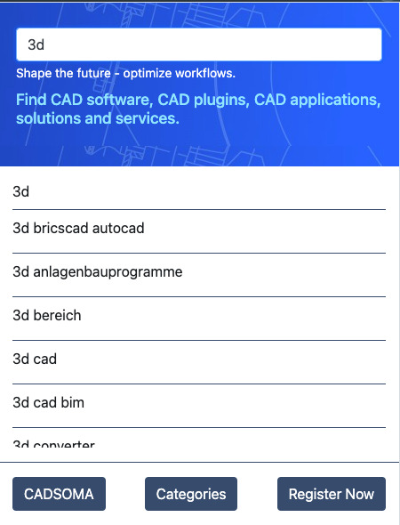 Chrome-Browser-Plugin für Cadsoma