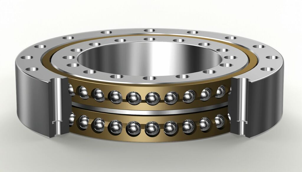 Abb 1 Aufbau des Schraegkugellagers BWH