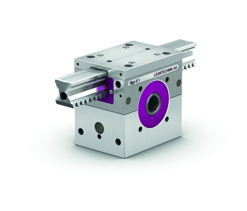 Die Lifgo-Zahnstangengetriebe eignen sich für die präzise Positionierung schwerer Lasten.