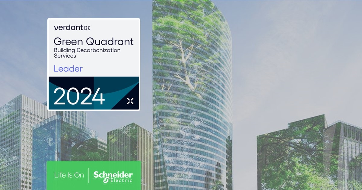 Verdantix-Bericht bestätigt Führungsrolle von Schneider Electric