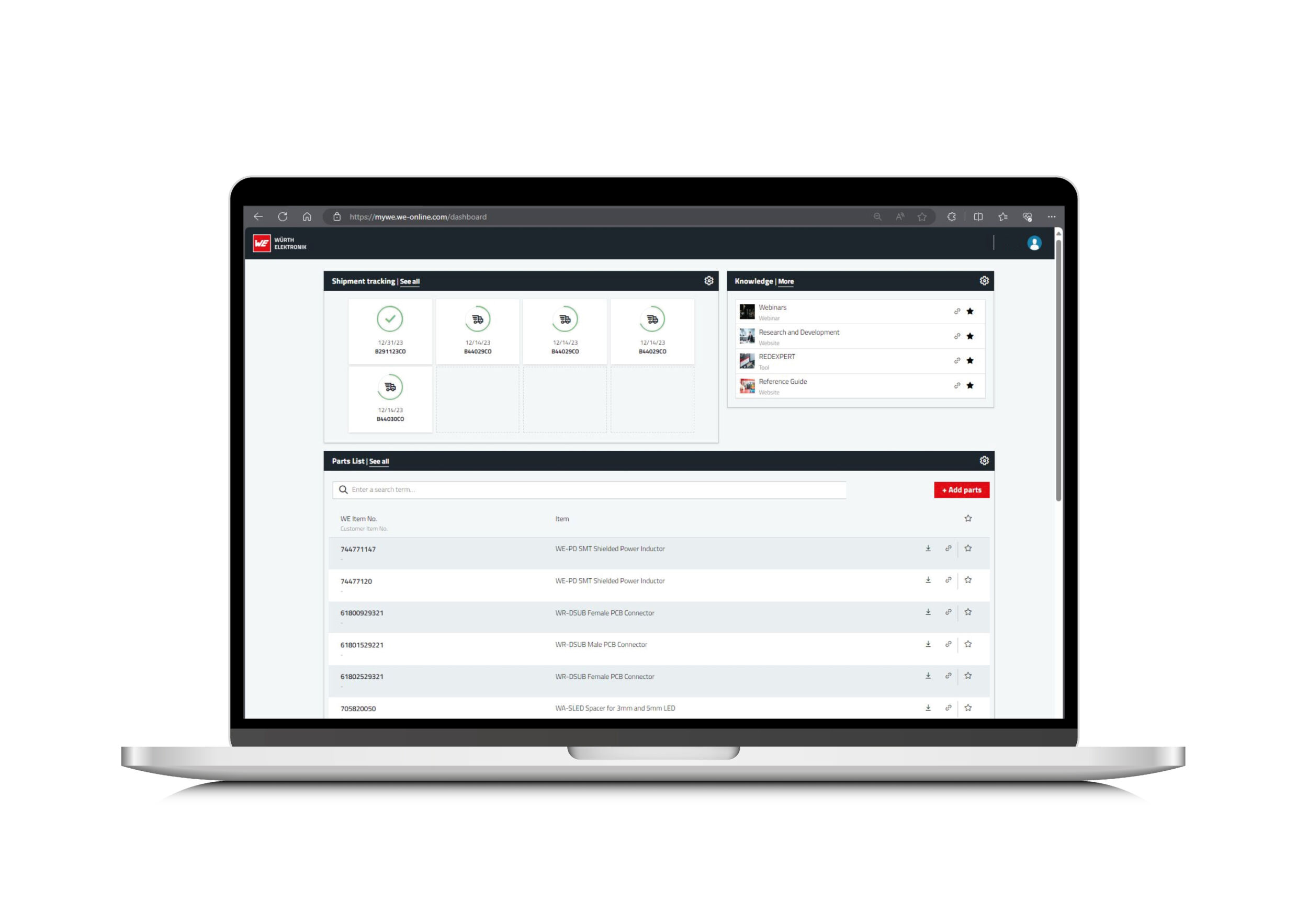 Neue Online-Kunden-Plattform MyWE