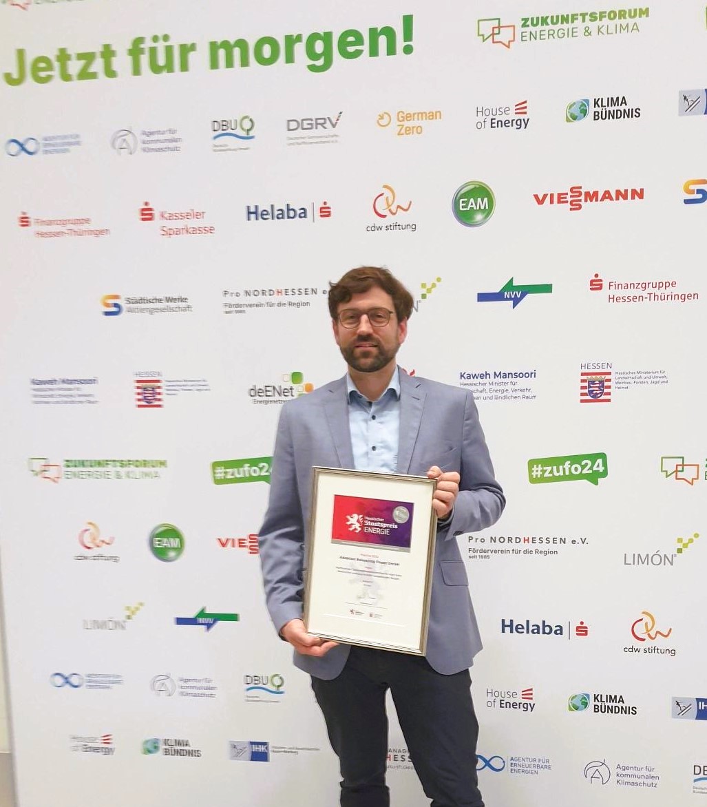 Auszeichnung mit Hessischem Staatspreis für Energie
