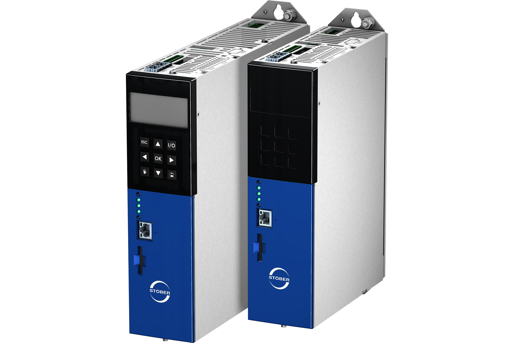 Der neue Antriebsregler SB6 ist mit und ohne Bedienteil zu haben.