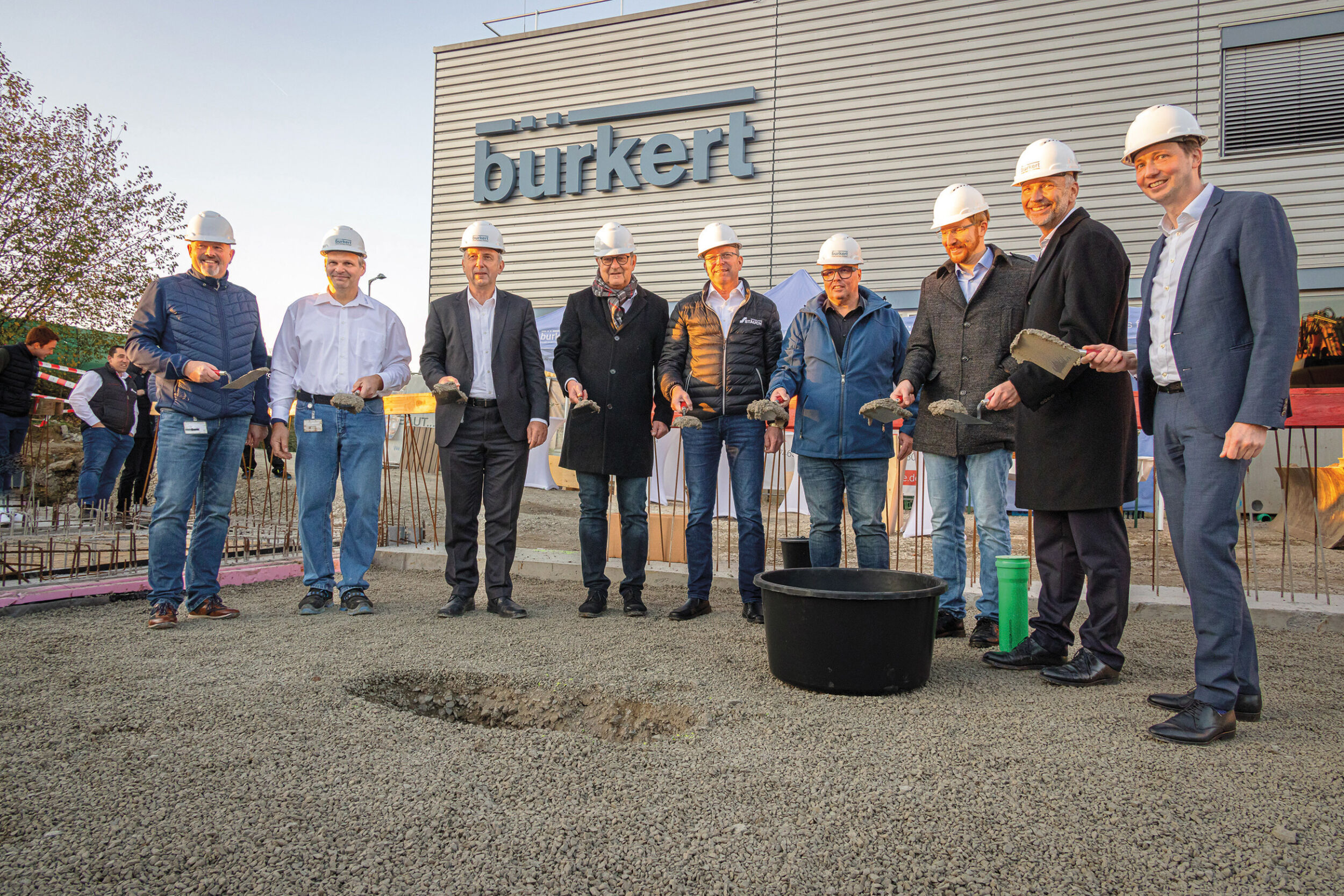 Bürkert legt Grundstein für nachhaltige Zukunft