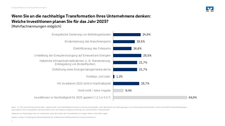 Geplante Investitionhaltigkeit 2025