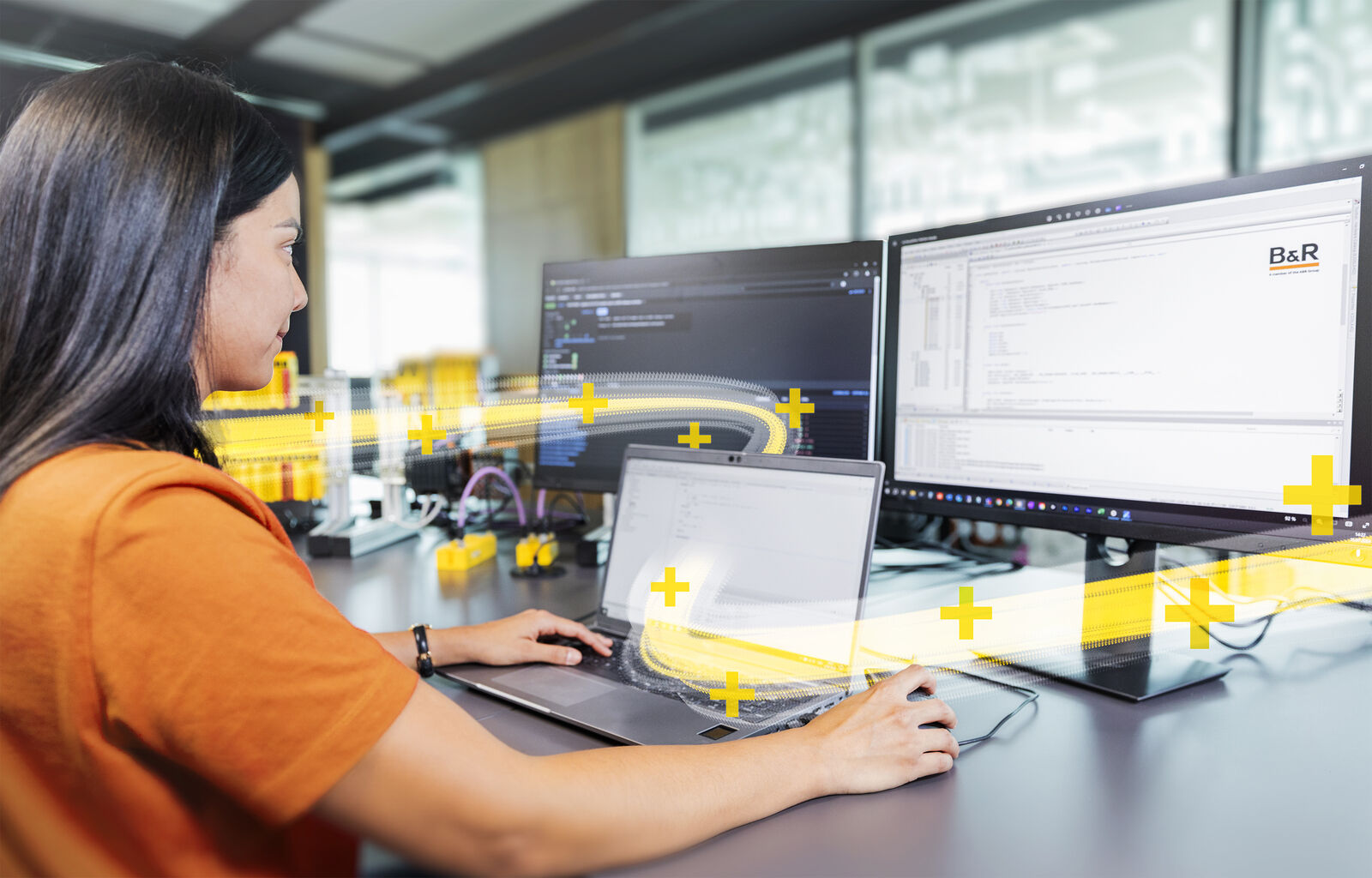 Safety+ bietet Ingenieurinnen und Ingenieuren Zugriff auf Standard-Produktivitätstools für die Programmierung