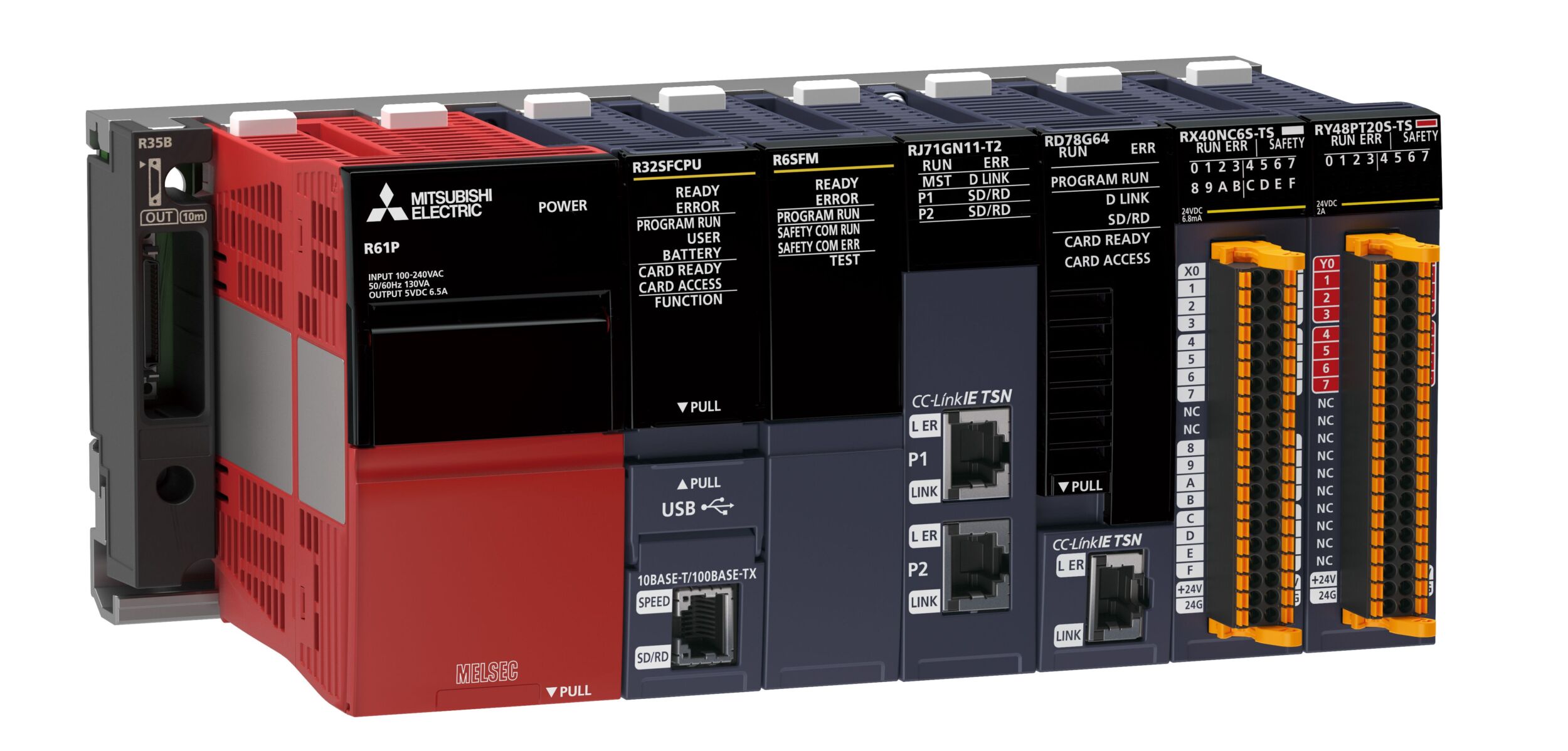 MELSEC iQ R Safety LOCAL IO modules