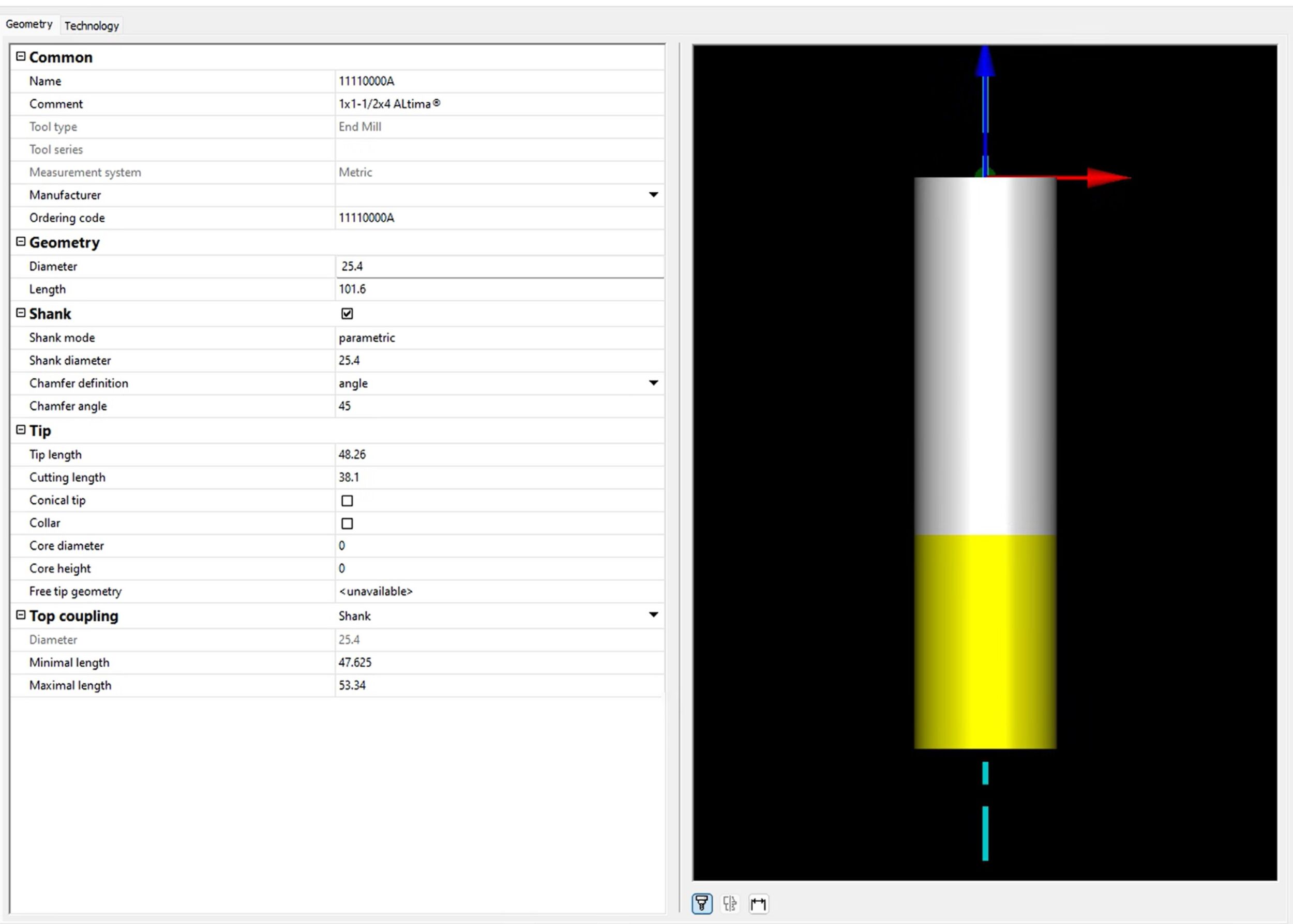 Import von Werkzeugdaten in Hypermill