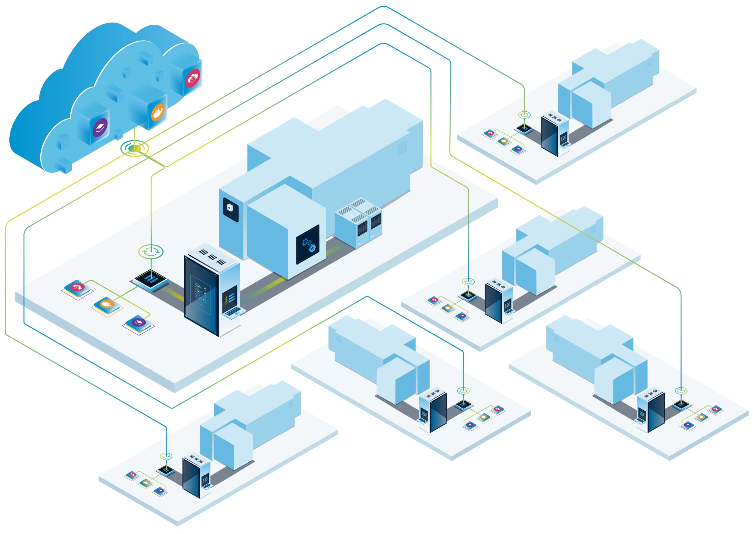Nerve isometric illustration edge PRINT