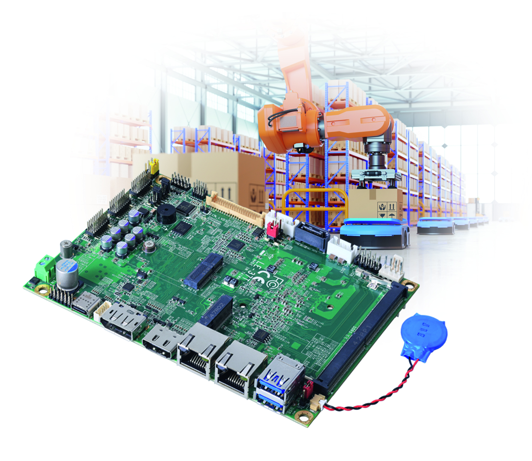 Das industrietaugliche 3,5 Board LE?37TX4 von Spectra basiert auf der neuesten Intel Atom X Serie (Amston Lake).