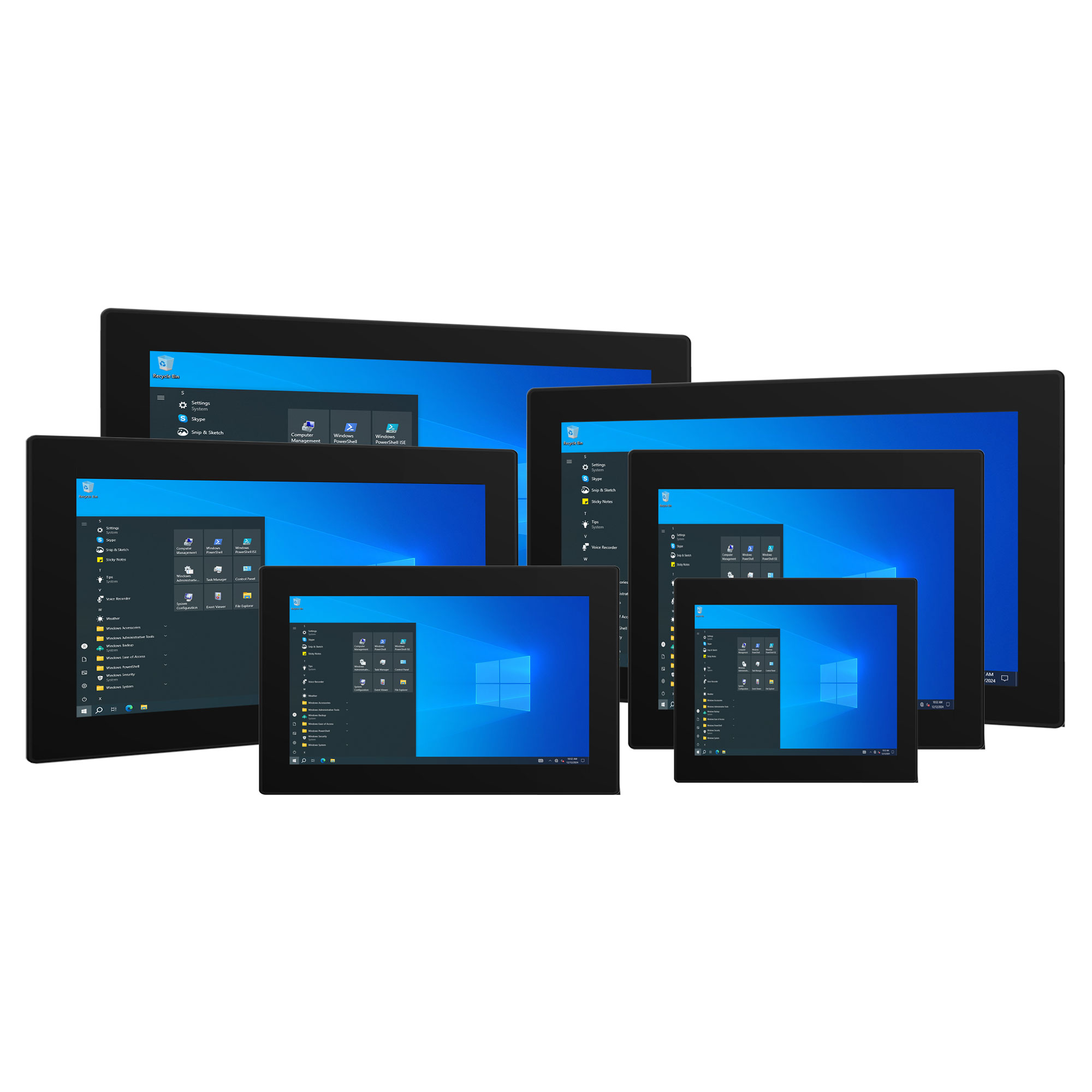 Der neue Panel-PC C27 von Estone ist in verschiedenen Varianten verfügbar.