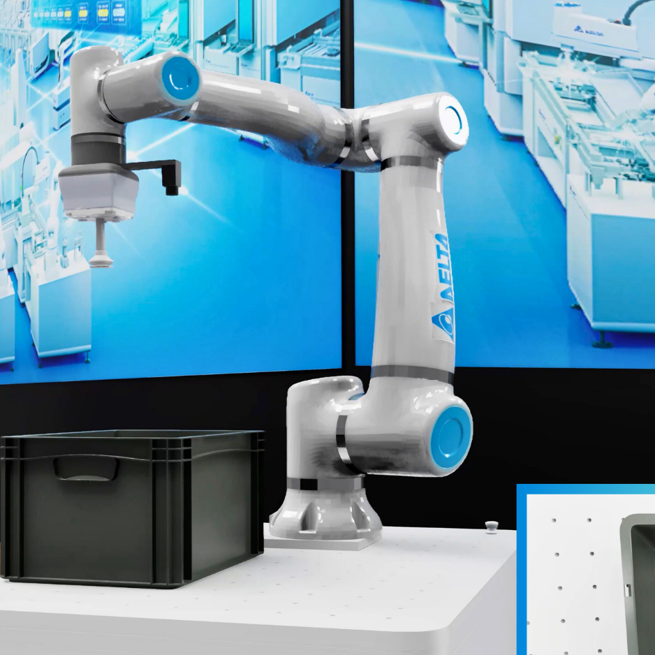 Der ursprünglich für industrielle Aufgaben entwickelte Cobot kann Last bis zu 30kg bewegen und hat eine Reichweite von bis zu 1.800mm.