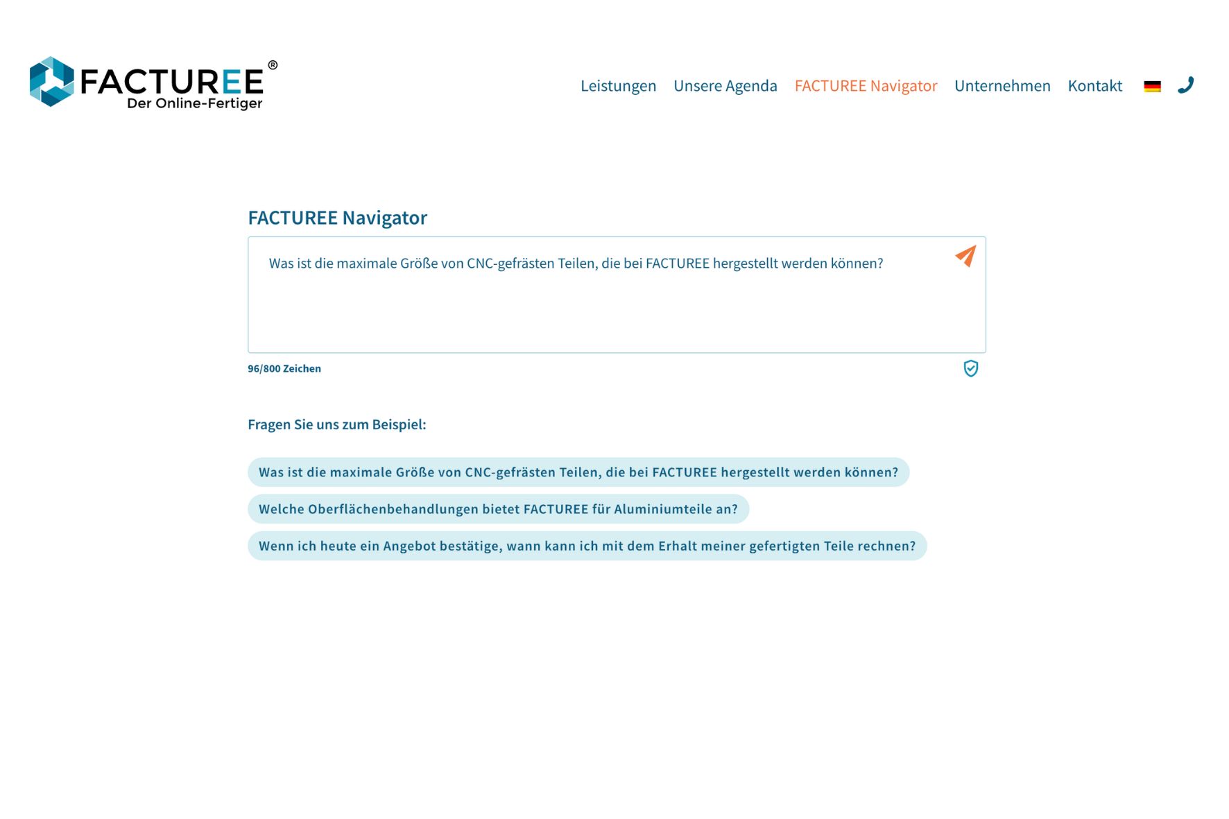 FACTUREE Navigator Ergebnisse 022026