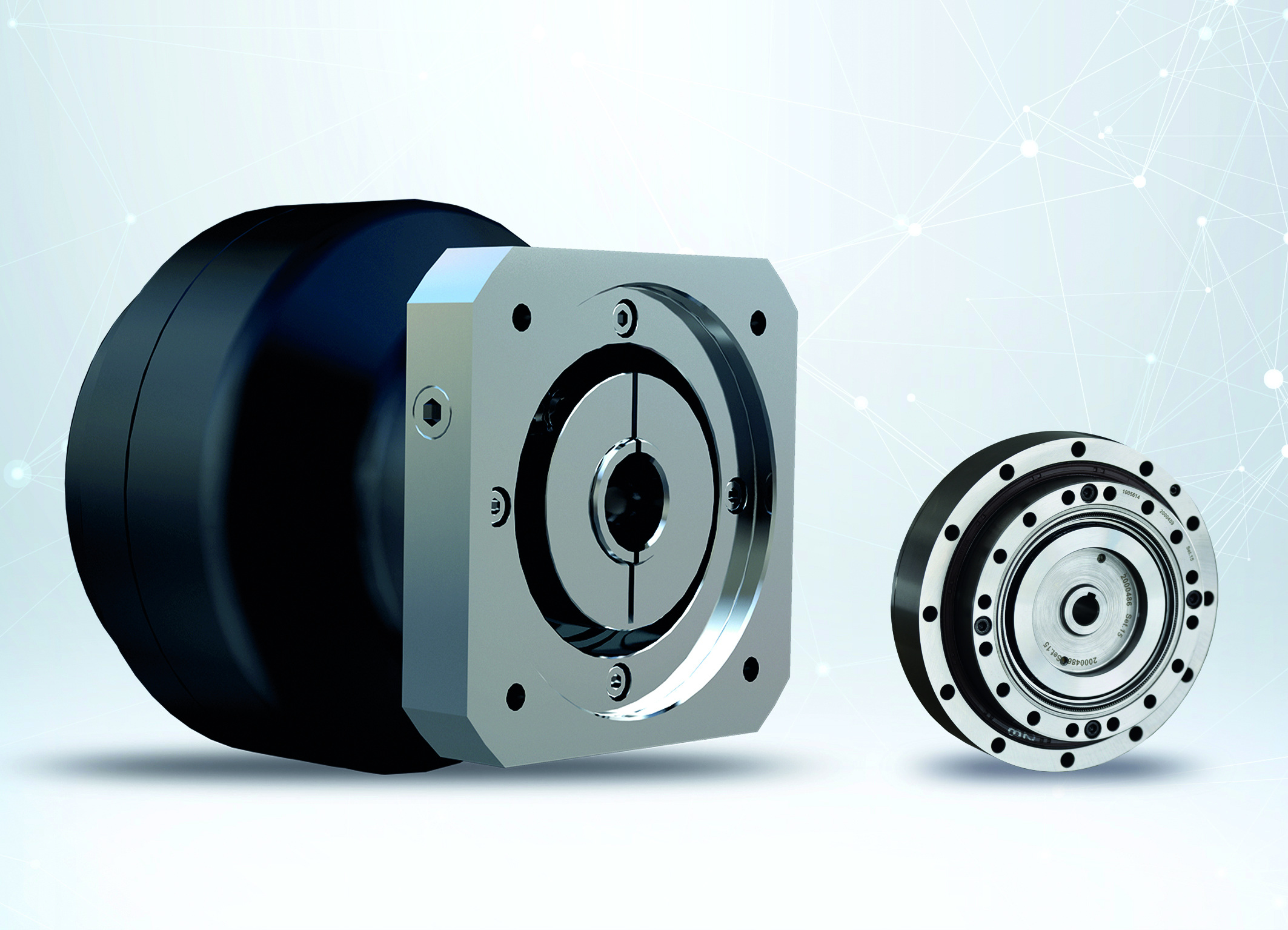 Well- und Zykloidgetriebe aus einer Hand