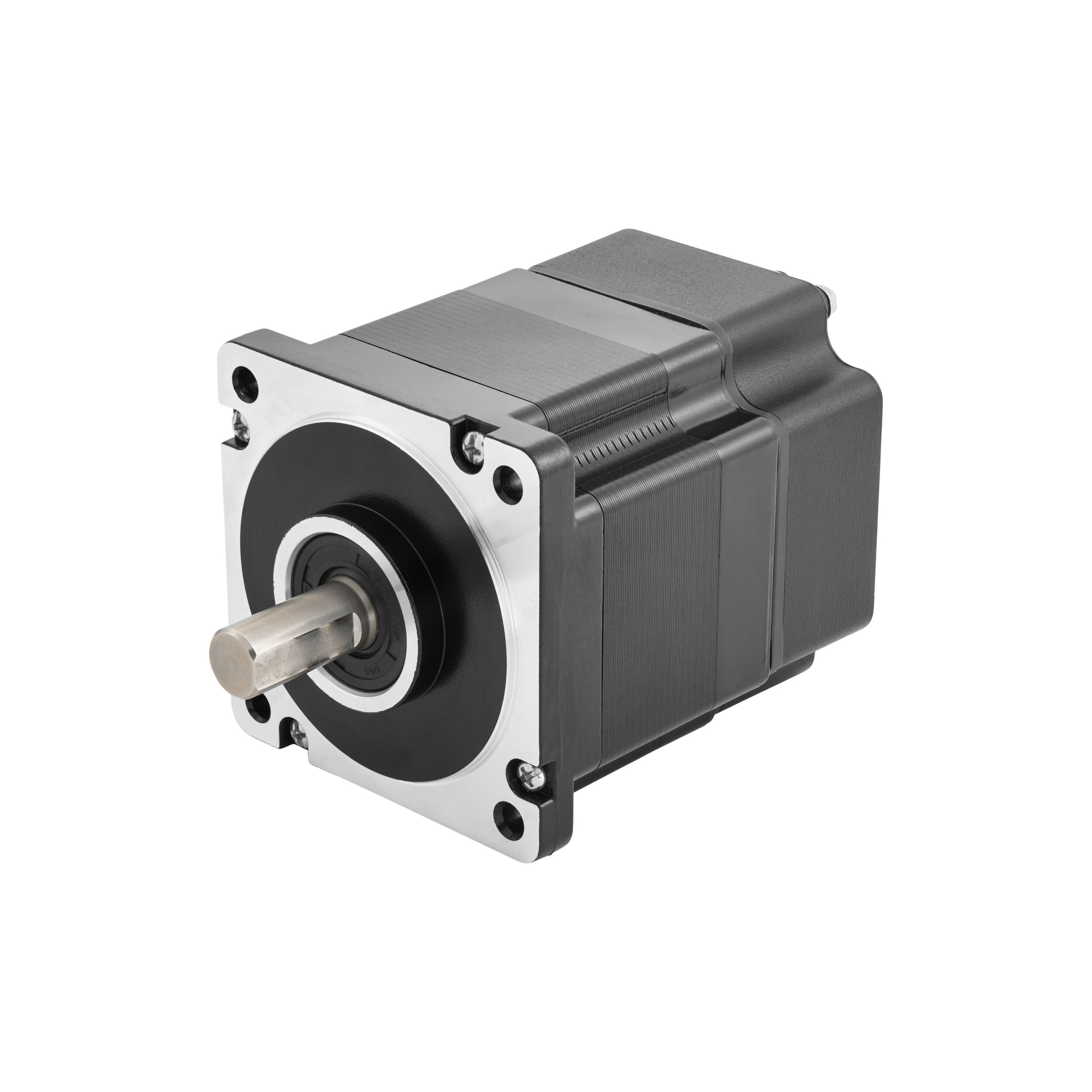 Schrittmotor, Antrieb und Steuerung kombiniert