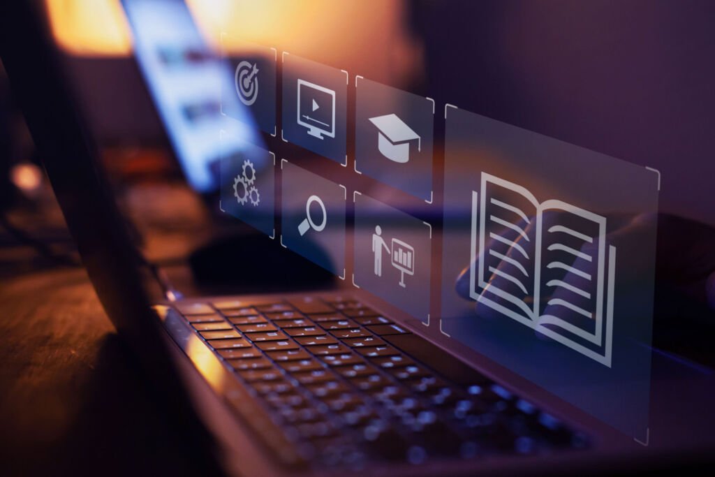 e learning online education concept learn on internet
