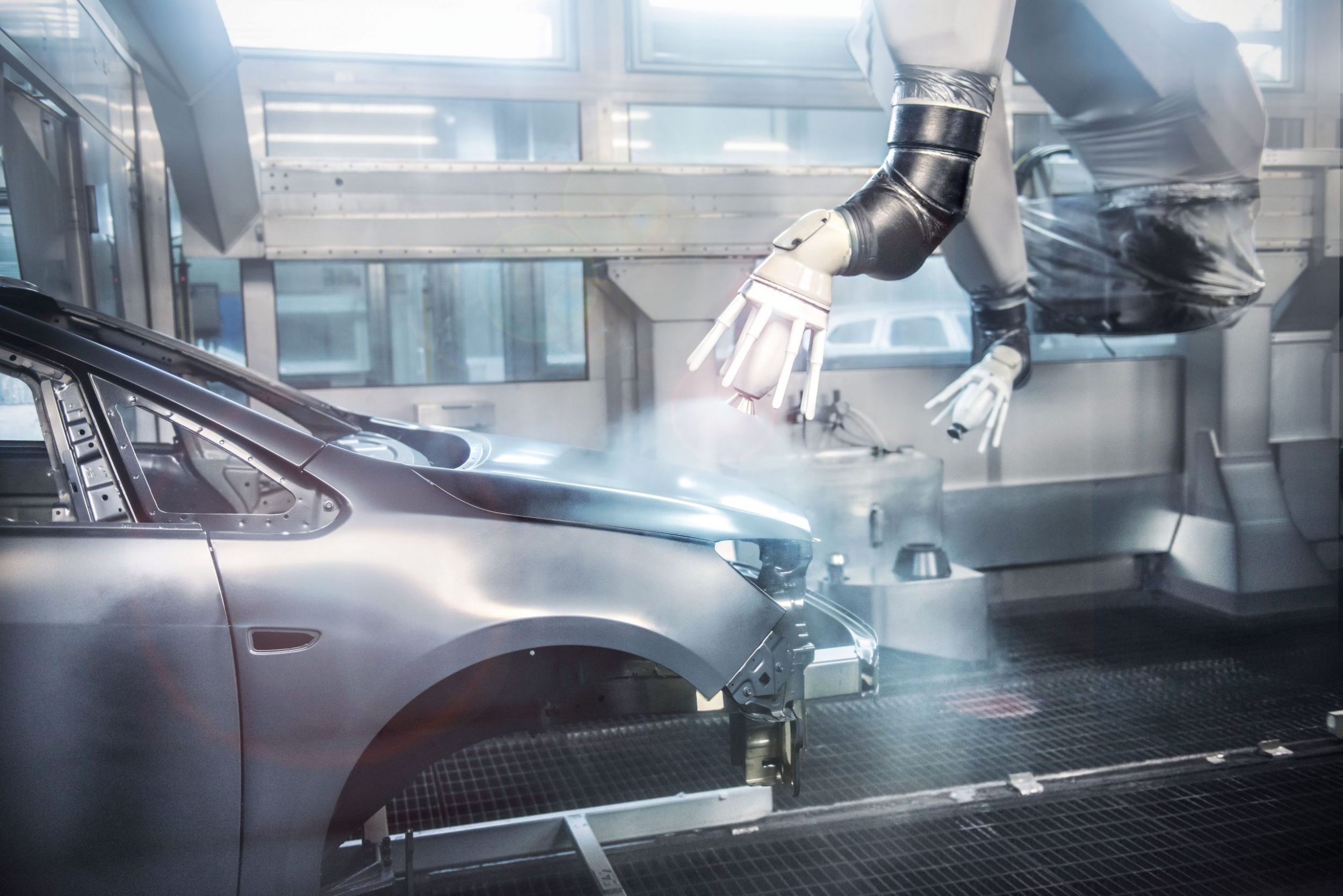 Überwacht der Sensor den Absauglüfter der Lackierkabine auf unzulässig hohe Vibrationen, können rechtzeitig Maßnahmen ergriffen werden, um einen Ausfall zu vermeiden.