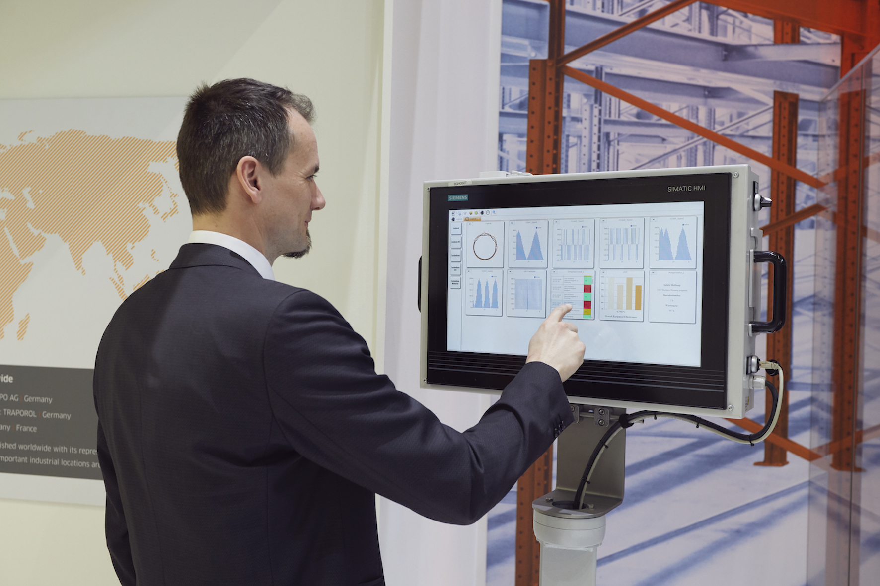 Das Trapo Intelligent Managementsystem, kurz TIM genannt, ermöglicht durch die Vorgabe bedarfsbezogener Wartungsarbeiten und Pflege technischer Anlagen eine vorausschauende Instandhaltung.