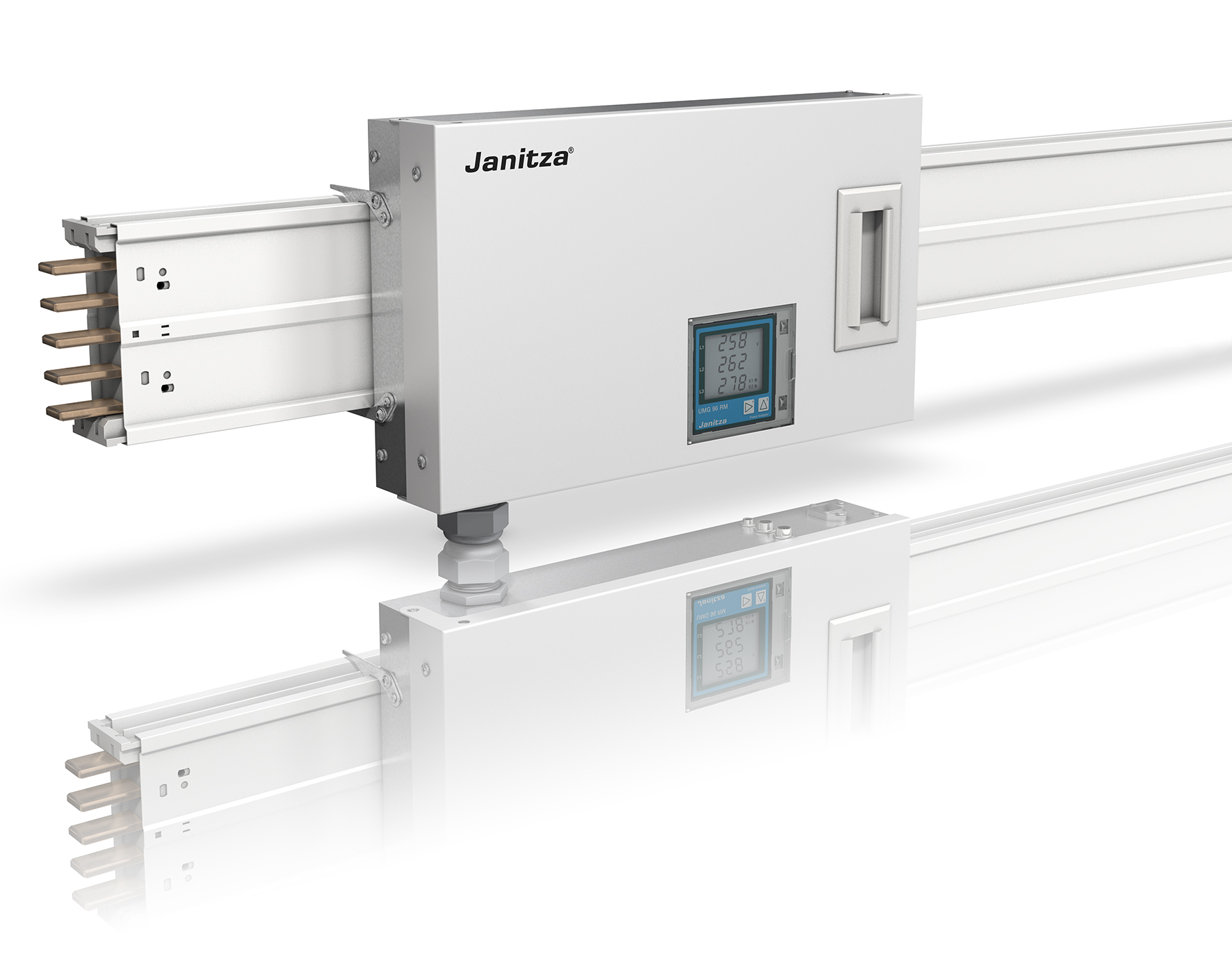 Die neuen Stromschienenabgangskästen AKM von Janitza ermöglichen ein individuelles Plug&Play-Energiemonitoring aller angeschlossenen Verbraucher.