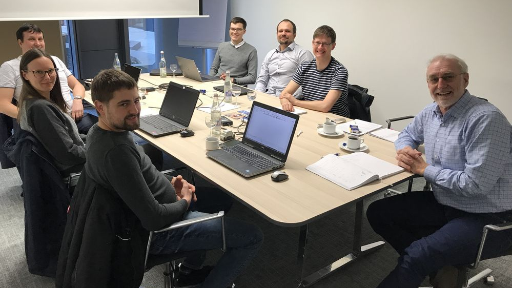 Projektpartner des Förderprojekts MobiCM (Mobiles Condition Monitoring System), Projekttreffen am 26.02.2019 in der TechBase Regensburg