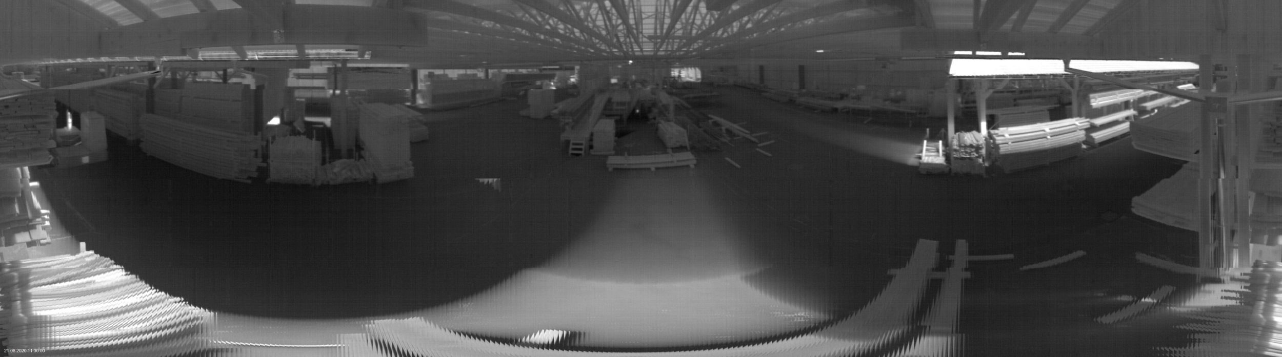 Mittels Infrarot werden mögliche frühzeitig Brandherde erkannt. Das IR-Panorama gibt dabei einen optimalen Überblick und macht gefährliche Hotspots sofort sichtbar.