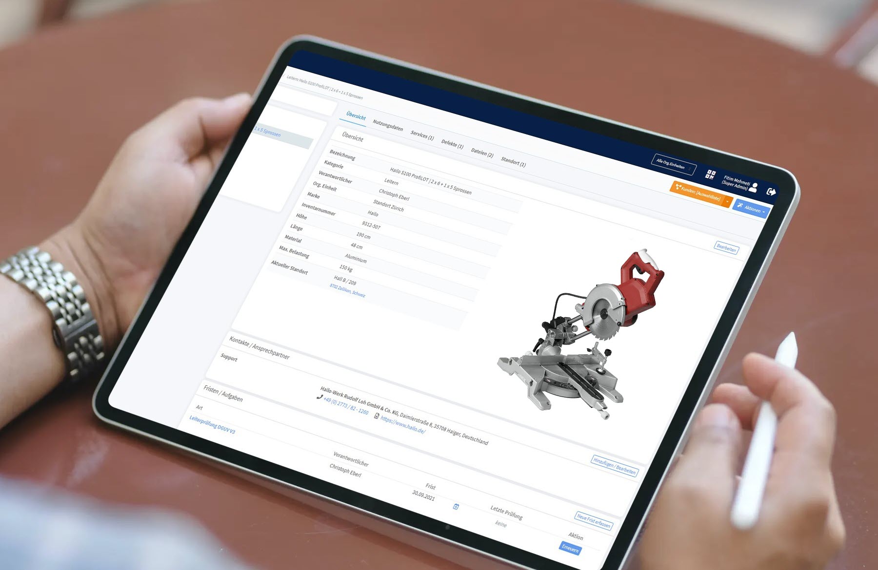 Digitale oder gar ausgedruckte Listen sind an Einsatzorten der Holzwirtschaft keine echte Alternative.