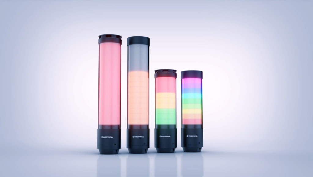 In der Anwendung bei Pilz fungiert die Werma-Signalsäule eSign als Human Machine Interface.