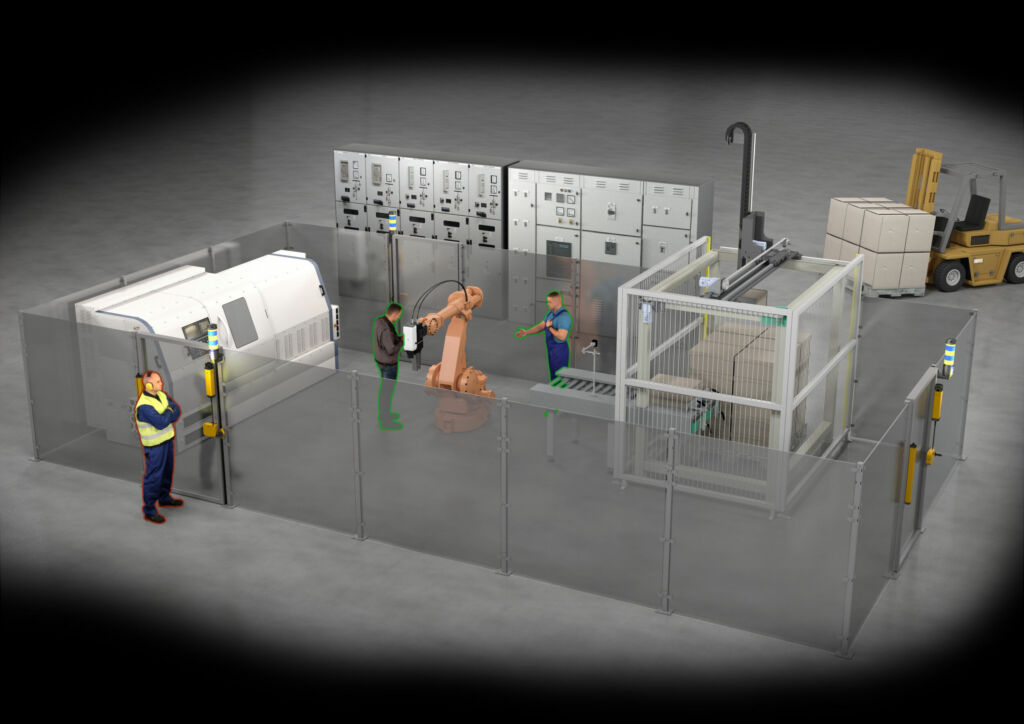 Pilz bietet mit der Key-in-Pocket-Lösung ein System zur Wartungssicherung an und setzt dabei als visuelle Anzeige auf eine LED-Signalsäule.