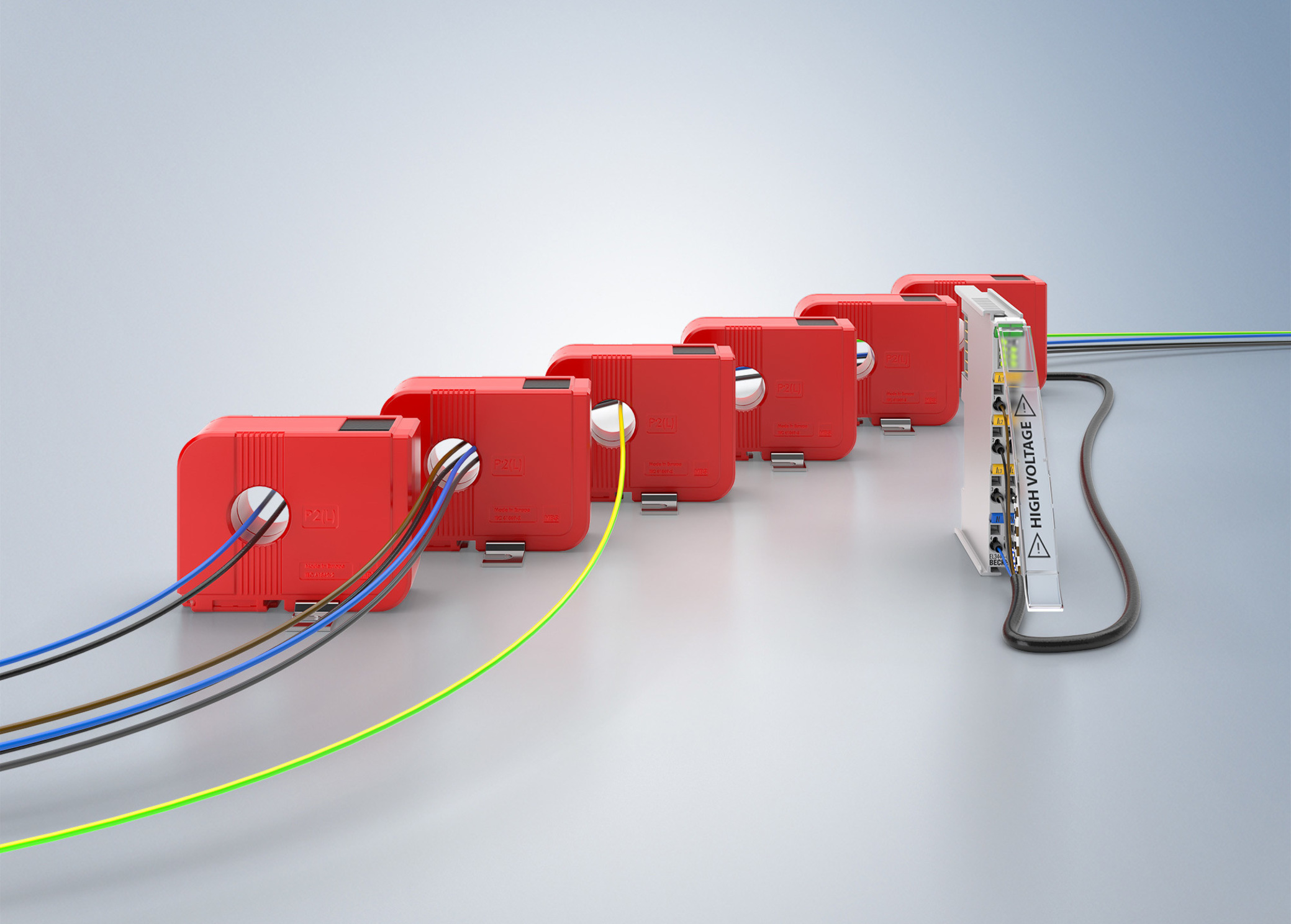 Die Durchsteck-Stromwandler SCT4xxx ermöglichen in Kombination mit der Leistungsmessklemme EL3446-0011 eine zustandsbasierte Wartung und vermeiden so bisherige blinde Wartungsintervalle.