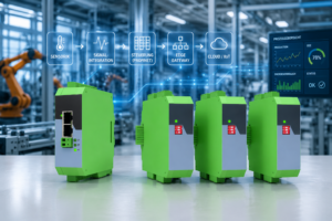Der Feldbuskoppler PN222 mit Erweiterungsmodulen bündelt unterschiedliche Sensorsignale und stellt die Prozessdaten für Steuerungs-, Edge- und IIoT-Anwendungen bereit.