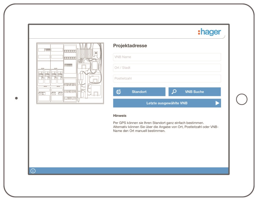 App für individuelle Planung von Zählerplätzen