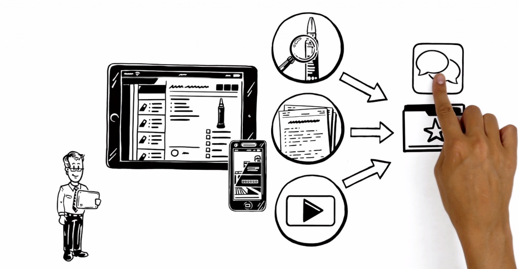 App für Produktinformationen und Firmennews