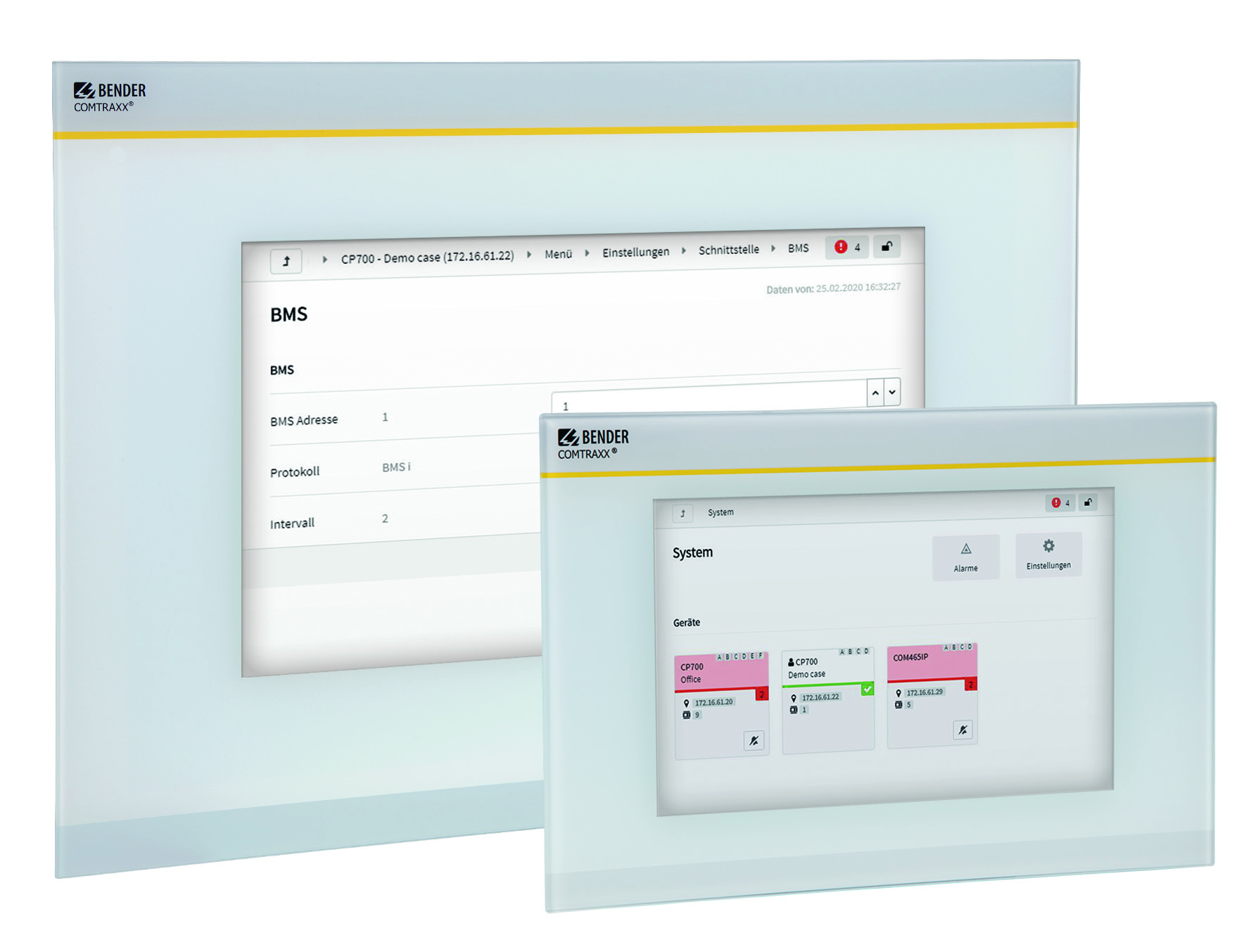 Condition Monitoring mit Display und integriertem Gateway