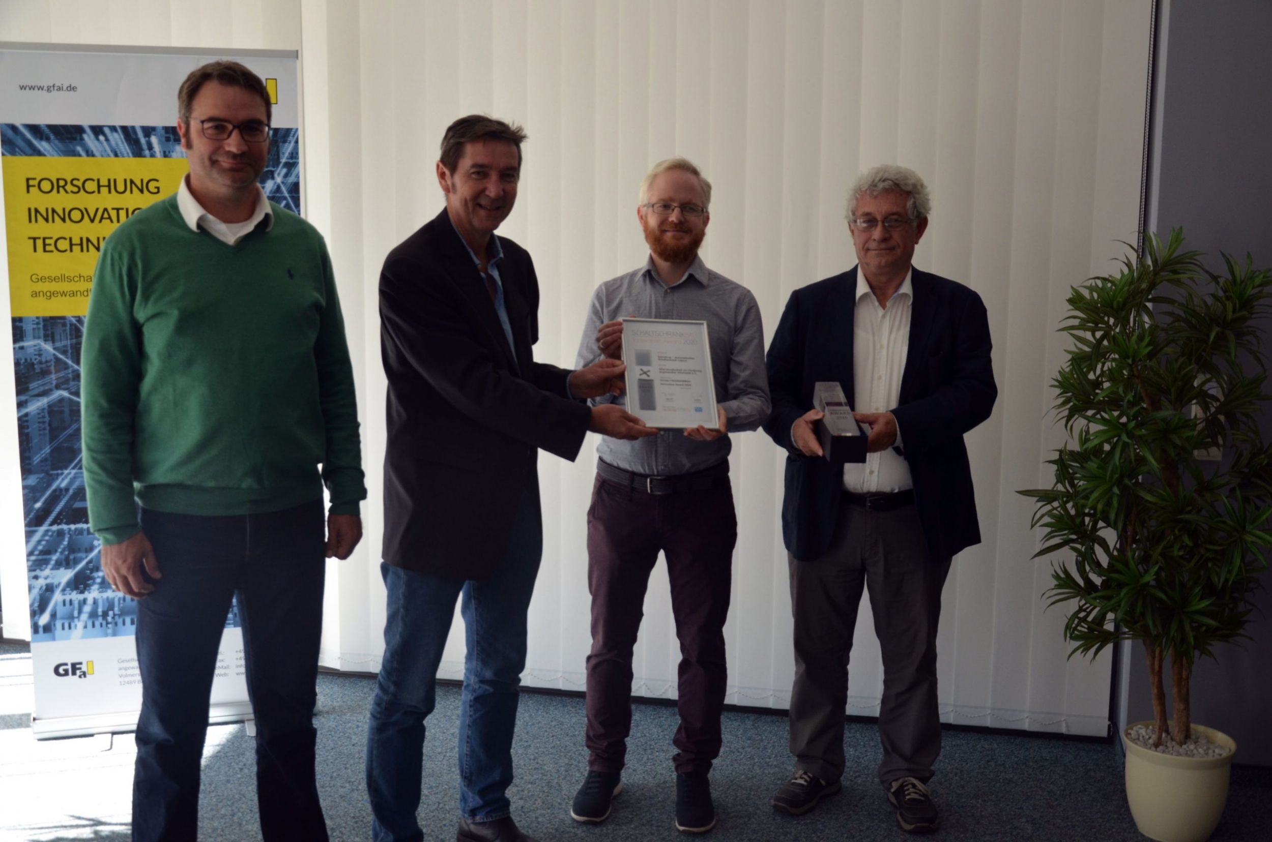 GFaI erhält SSB Innovation Award 2020