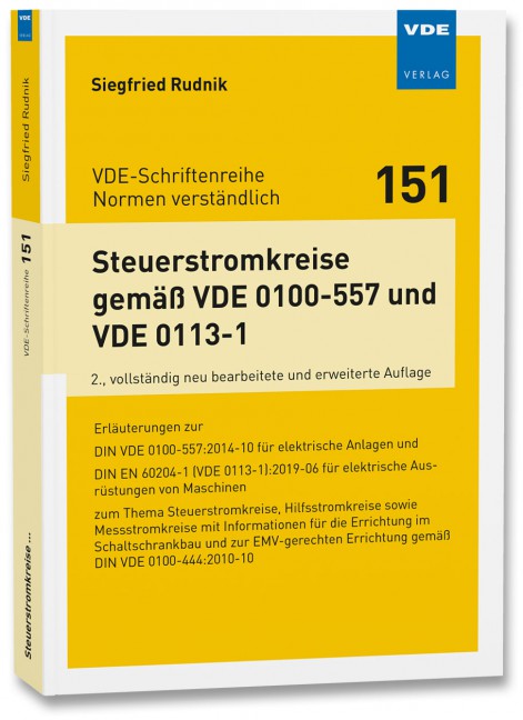 Steuerstromkreise gemäß VDE0100-557/VDE0113-1